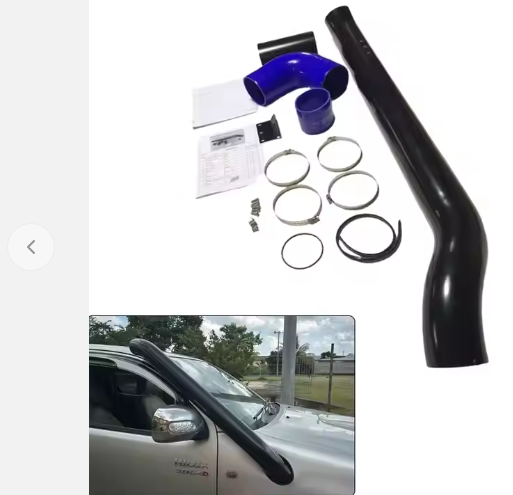 4" Black 304 Stainless Steel Snorkel Kit Suitable for Toyota Hilux Vigo 2005 - 2014 3.0L D2D Turbo 4WD Accessories